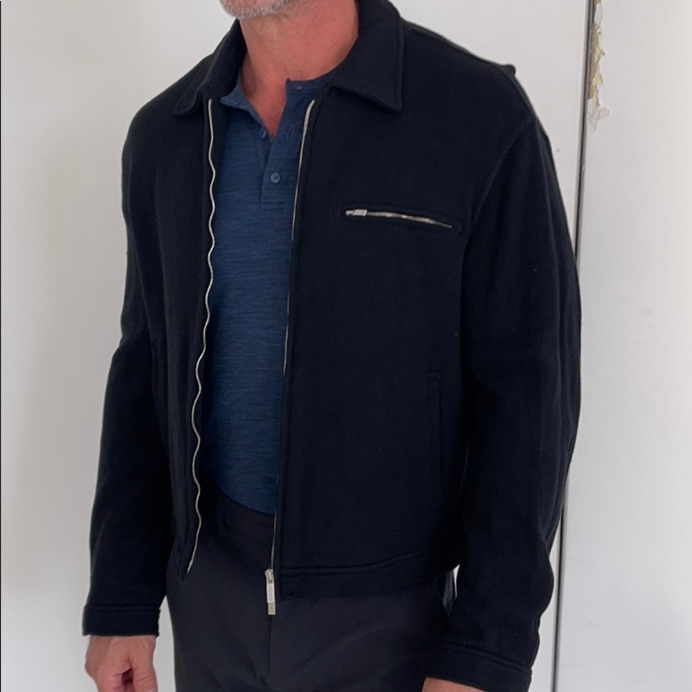 Armani Collezioni Zippered Sweater Jacket